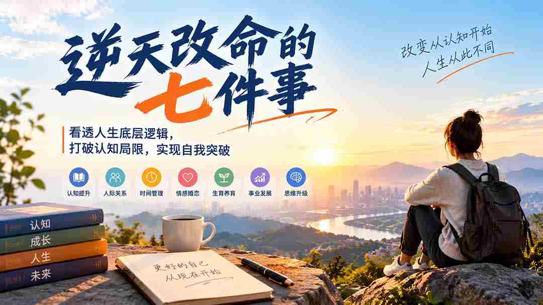 揭示人生奥秘：七招助你逆风翻盘，洞悉底层法则，拓宽认知边界，迈向自我飞跃