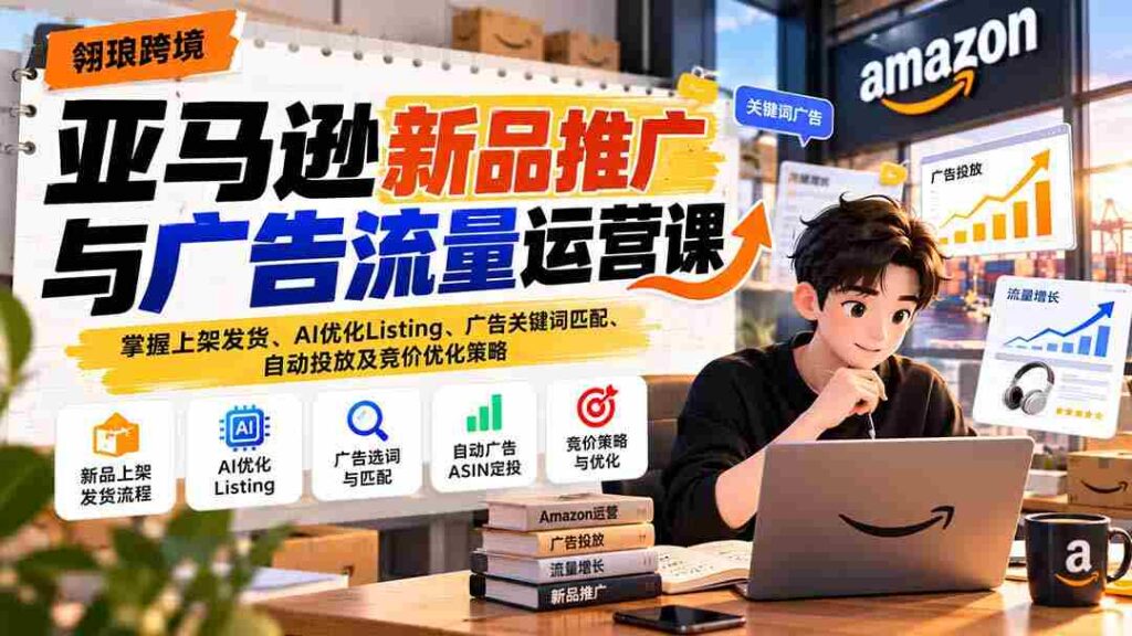 揭秘亚马逊新品营销秘籍：全方位解析上架发货、AI智能优化、广告精准匹配与自动投放策略