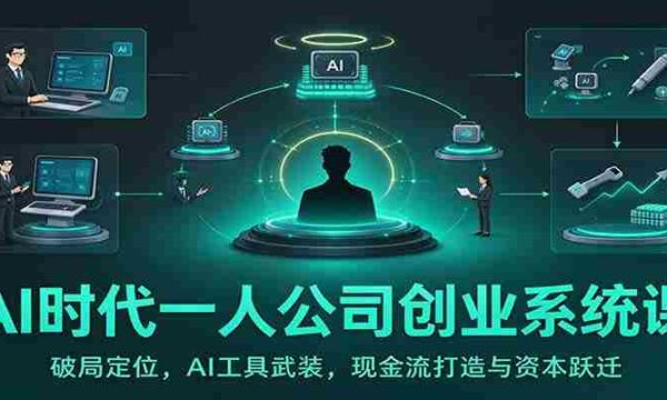 探索AI浪潮中的单打独斗：定位破局、AI利器加持、现金流构建与资本飞跃之路