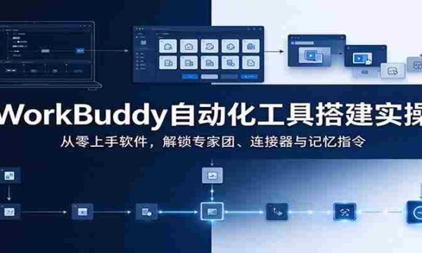 轻松掌握WorkBuddy：自动化神器实操指南，从新手到专家，一网打尽团队协作与智能连接