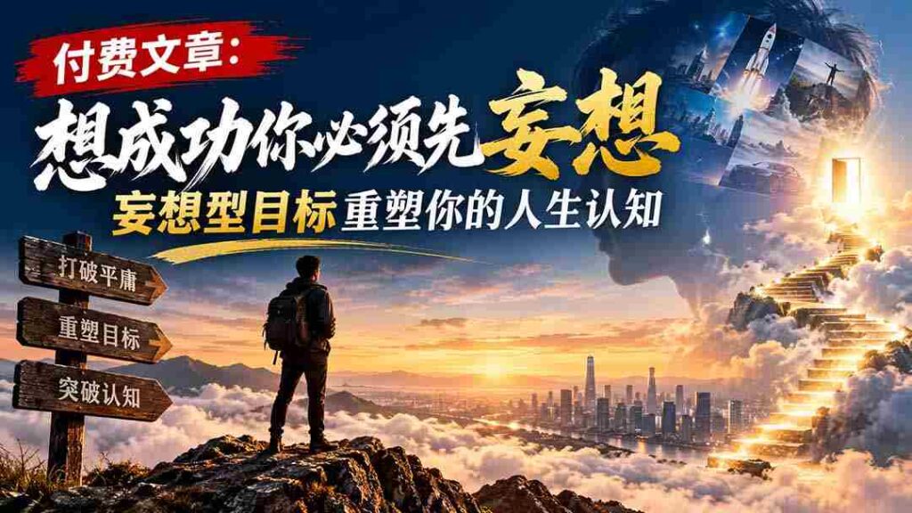 颠覆传统观念：迈向成功的先导——追求幻想目标，重塑人生认知之路