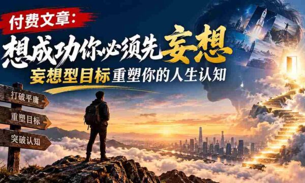 颠覆传统观念：迈向成功的先导——追求幻想目标，重塑人生认知之路