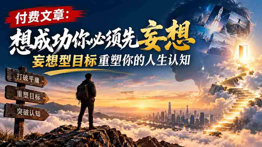 颠覆传统观念：迈向成功的先导——追求幻想目标，重塑人生认知之路