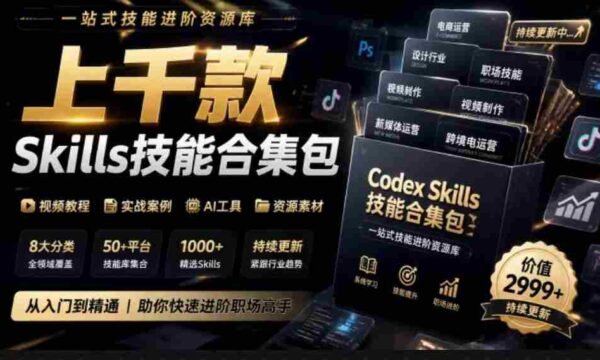 这一次必藏无疑！上万AI技能被一次性打包，为AI工具搭建起全方位的技能仓库