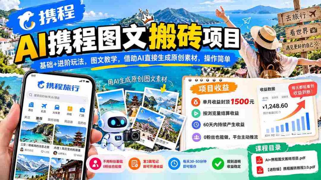 人工智能助力携程图文创作，掌握基础与高阶技巧，图文教程指导，轻松借助AI打造独家原创内容