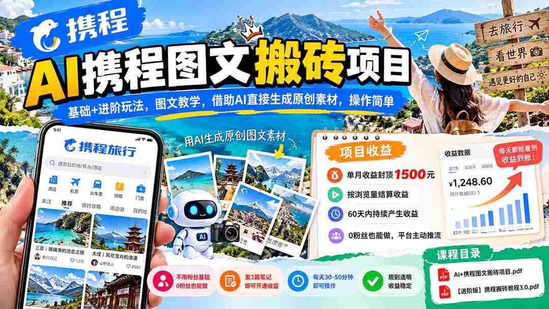人工智能助力携程图文创作，掌握基础与高阶技巧，图文教程指导，轻松借助AI打造独家原创内容