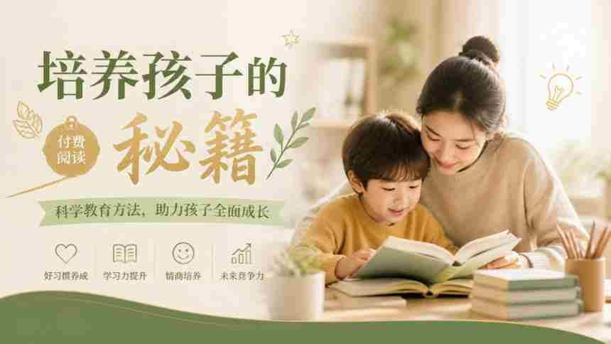 揭秘：如何高效培养孩子的秘诀！