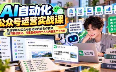 抖音百万粉丝博主揭秘：零基础轻松掌握AI沙雕动画短剧制作，解锁多种赚钱秘籍