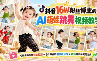 抖音百万粉丝博主揭秘：零基础轻松掌握AI沙雕动画短剧制作，解锁多种赚钱秘籍