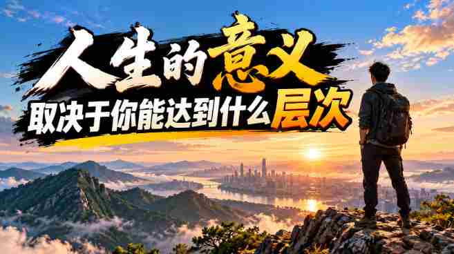 某公众号付费文章：人生的意义，取决于你能达到什么层次