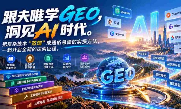 领略夫唯智慧，GEO-更新1030深度解读：AI时代易懂的科技解析，共赴创新探索之旅