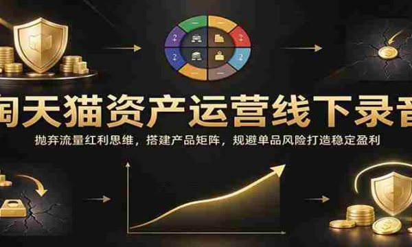 线下解析天猫资产运作：告别流量依赖，构建产品系列，巧妙避开单品风险，稳固盈利之路