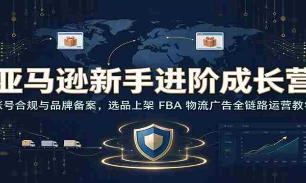 揭秘亚马逊进阶之路：从账号合规到品牌备案，全方位解析选品上架与FBA物流广告运营策略